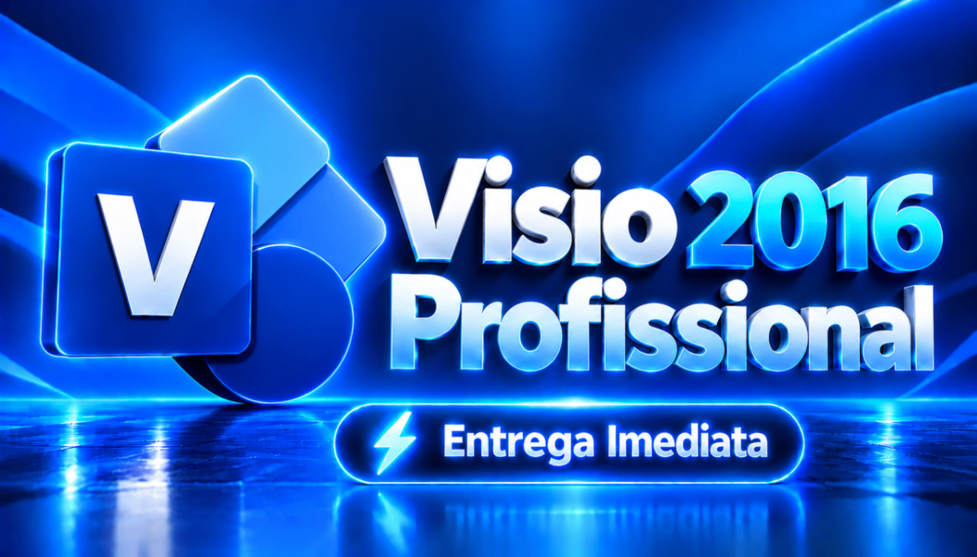 Visio 2016 Profissional - Original Microsoft