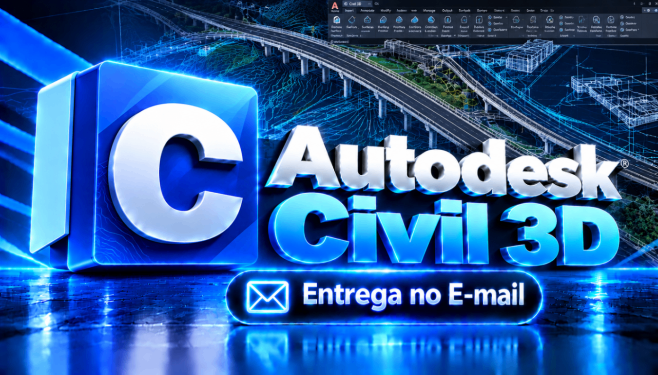 Autodesk - Civil 3D 3 Anos